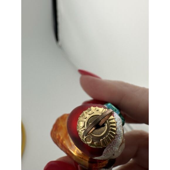 Christopher Radko "Santa Joy" Hand Blown Glass Ornament Gem Collection 99-970 - Picture 4 of 6